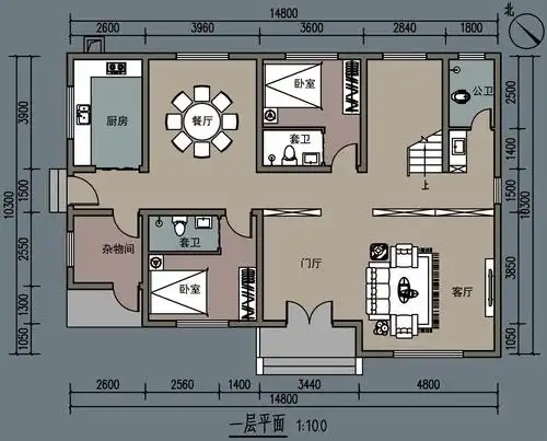 农村自建房15米宽10米深有什么好设计