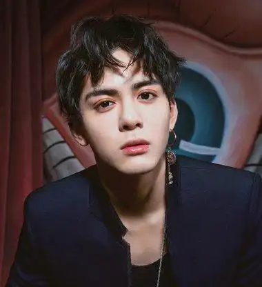 男生桃心刘海内扣短发发型男生梳心形和刘海,中间点的发型被认为是