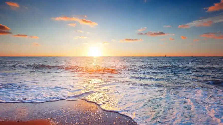 壮丽的海景迷人风光桌面壁纸