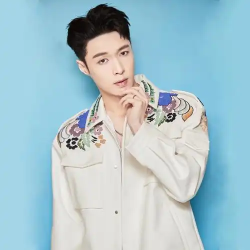 张艺兴同款白色刺绣外套男装休闲情侣上衣