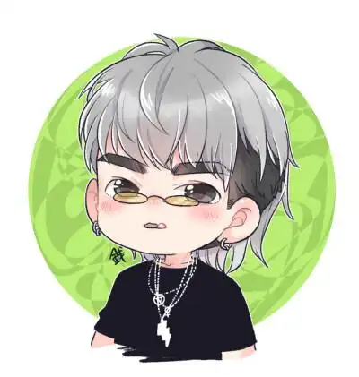 吴亦凡 kris 明星壁纸 男神帅哥 手绘漫画 素描卡通 人物头像 插画