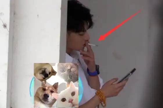 黄子韬抽烟被拍吞云吐雾,动作娴熟十分享受,此前曾在禁烟区抽烟