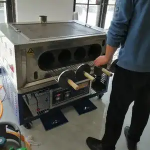 自动控温油酥烧饼炉子火烧炉商用摆摊液化气老潼关肉夹馍烤箱包邮