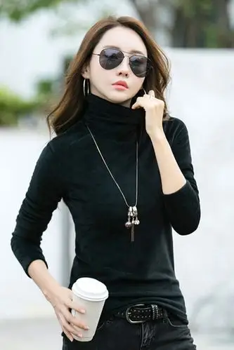 黑色打底衫长袖