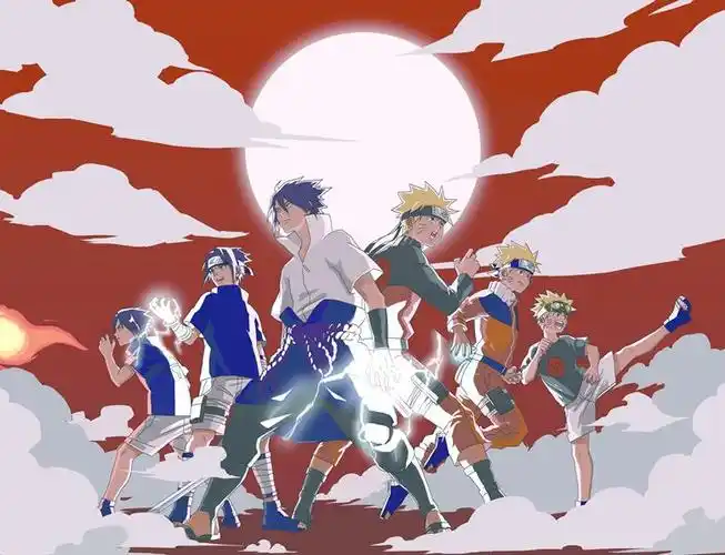 fight |千川晓的宇智波佐助插画图片