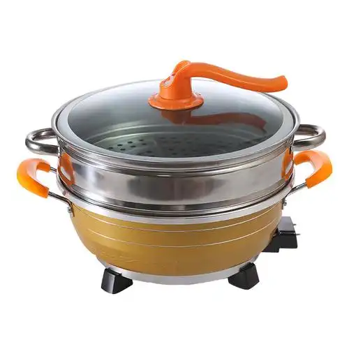 大容量电蒸锅多功能家用商用电蒸笼机大型三层蒸锅超大蒸菜蒸馒头