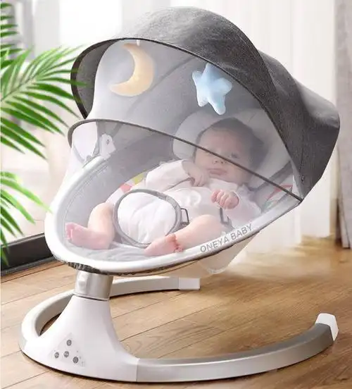 婴儿摇摇椅新生儿摇摇床宝宝电动摇篮哄娃神器带娃睡觉日本同款