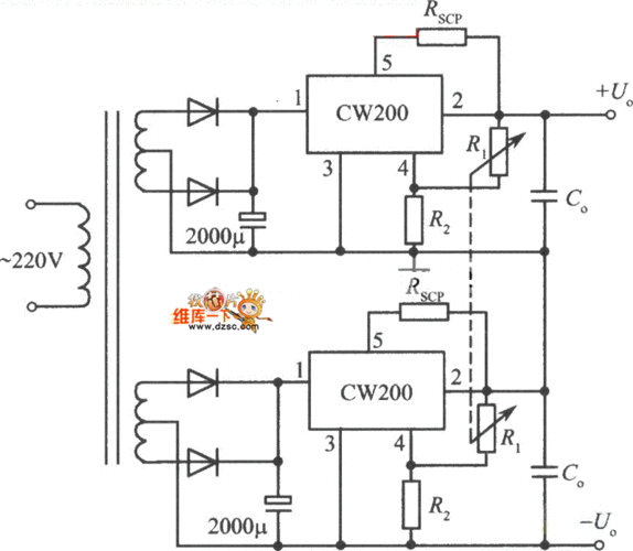 12v稳压电源电路图