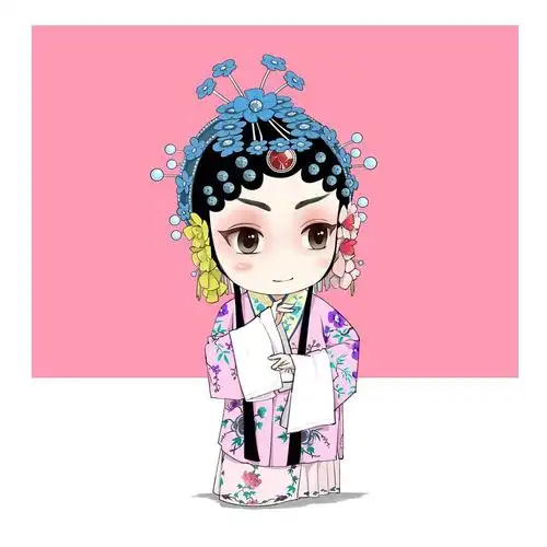 q版京剧人物粉墨登场,国粹卖起萌来,竟然也这么可爱