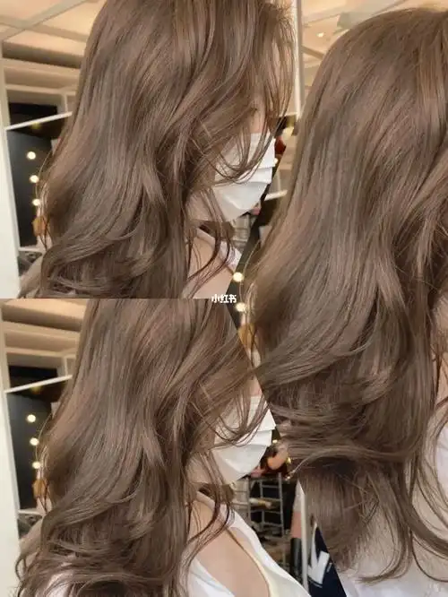 奶茶棕发色92不用漂素颜染也超显白长沙染发