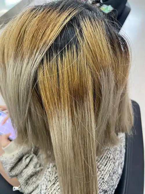 这种头发怎么漂