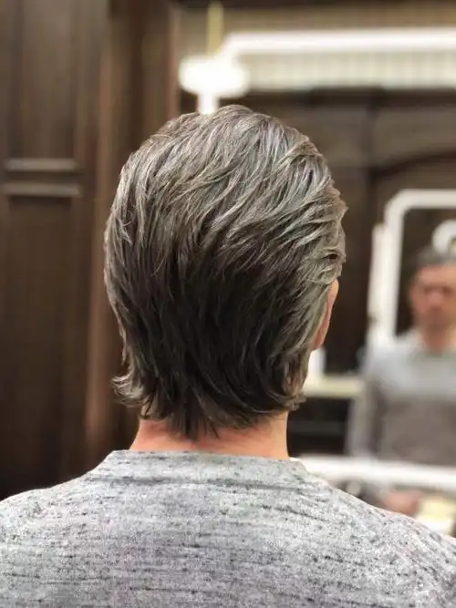 男士长发背头_小红书