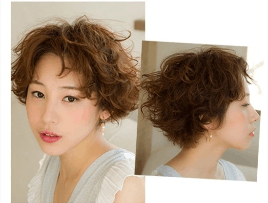 齐耳短发烫发发型2015潮女 将潮流感进行到底