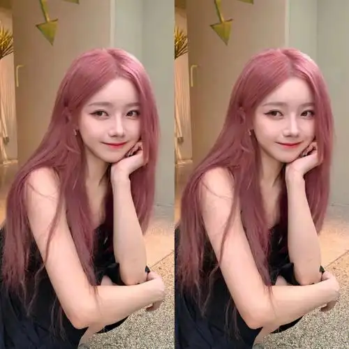 显白又高级的淡玫粉色99不用漂的颜色!