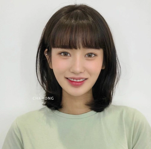 齐刘海搭短发今夏绝对流行