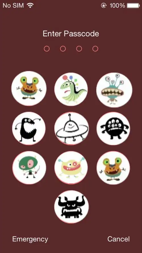 小怪兽锁屏壁纸