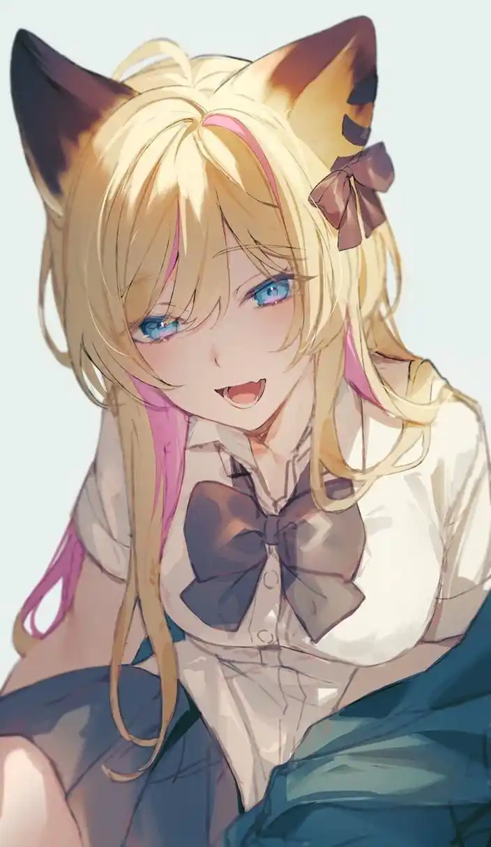 可爱的狐娘,可以抱回家吗[二哈]#二次元#