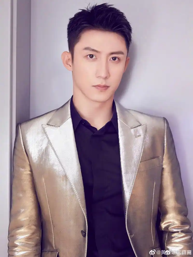 黄景瑜身着鎏金闪耀西装亮相春晚,简约风格尽显独特魅力