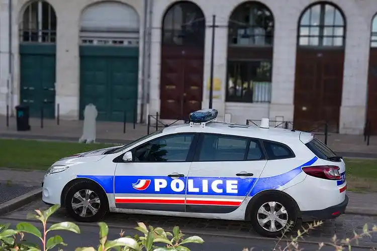 法国,警车,街道_高清图片_全景视觉