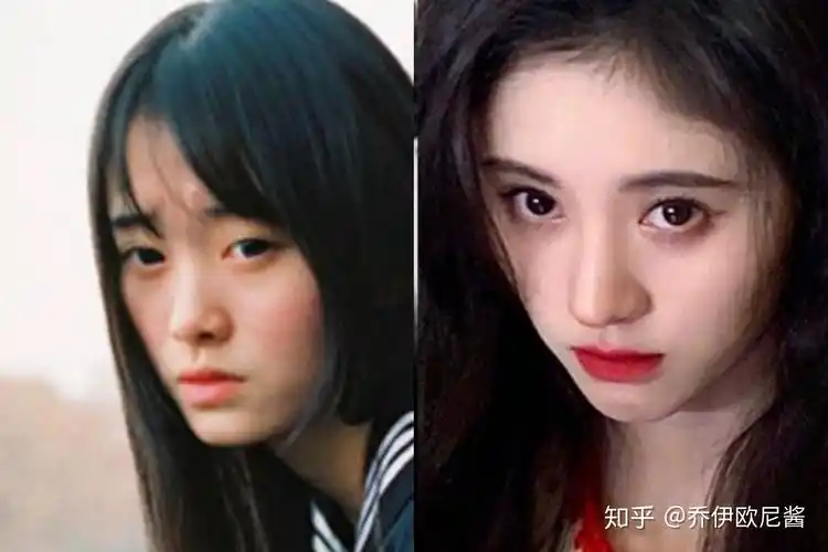 最近经常被群嘲的鞠婧祎换头也蛮成功,至少看正脸不会和之前那个干瘪