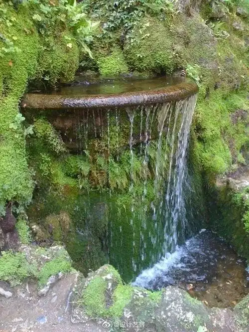 庭院景观自然风水池营造