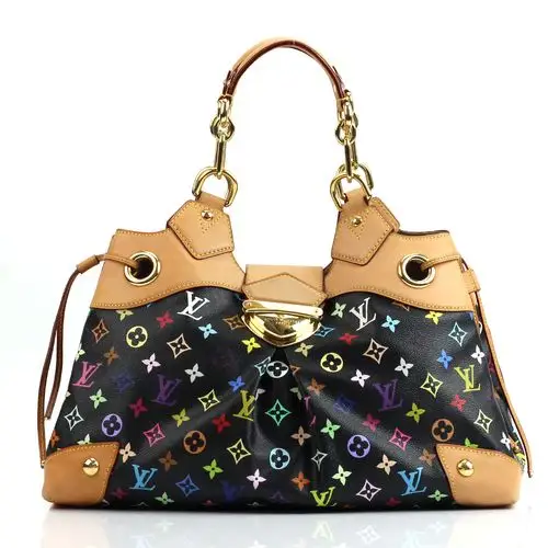 [9.0新]路易威登lv女士ursula黑三彩手提单肩包