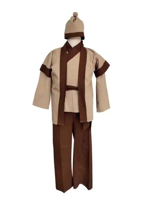 古代平民百姓服老粗布古装小二跑堂服店小二茶馆服装农民表演服