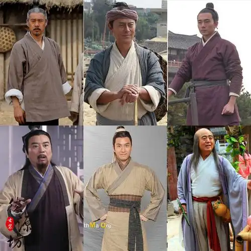 春秋战国时期影视古装汉服百姓农夫群演棉麻粗布民族服装