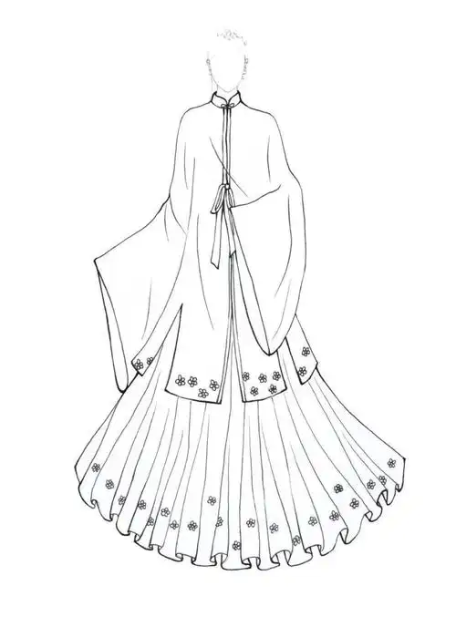 零基础做汉服 | 超详细中衣纸样画法来源 | doublewe手作 作者:double