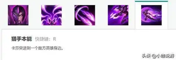 英雄联盟:ad卡莎玩法详解,教你如何发挥机动性和输出能力_技能