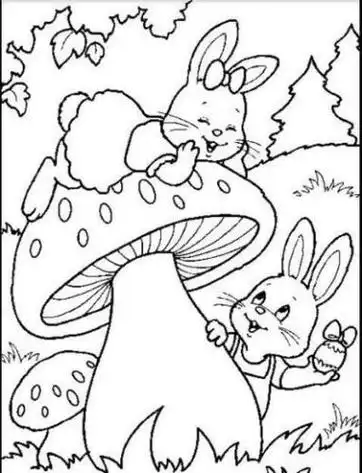 中午情景简笔画