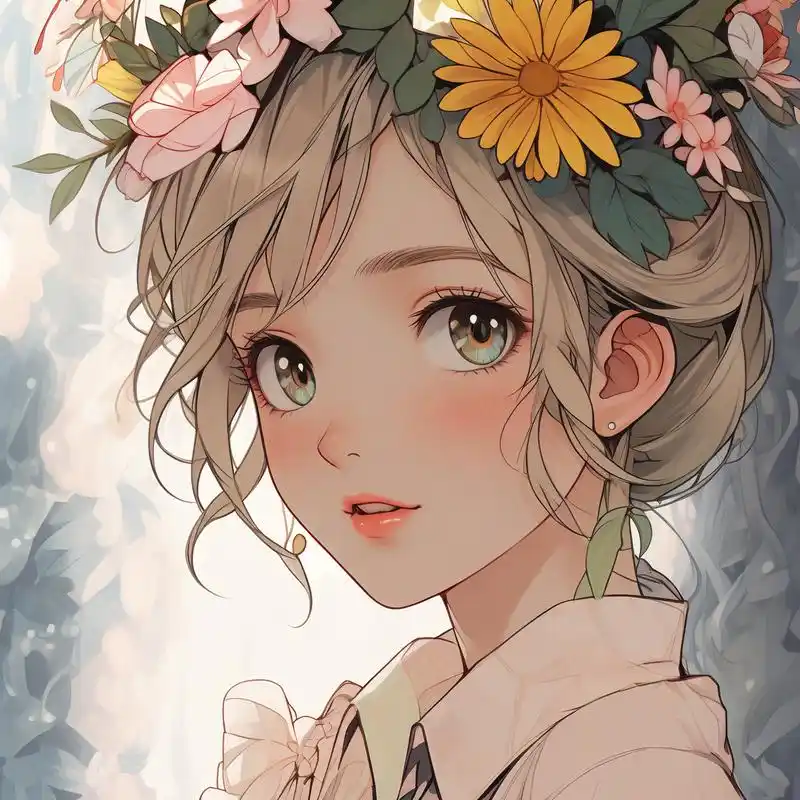 🎨 卡通女孩头像大赏 👧