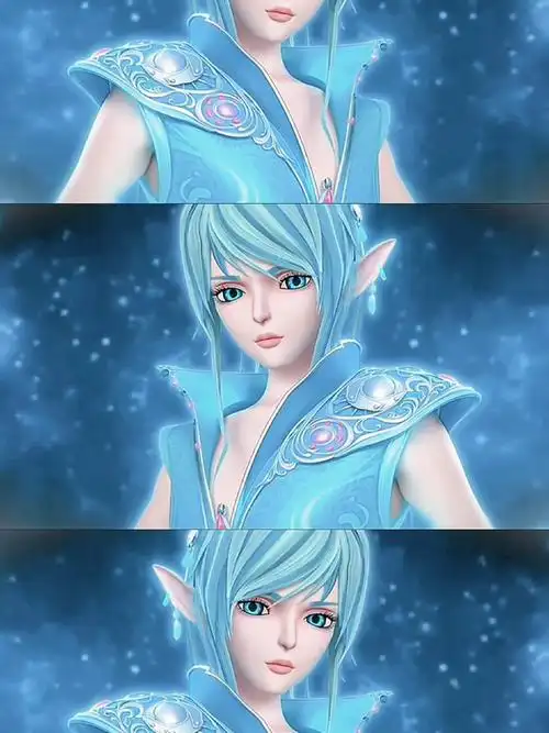 水清漓三屏高清动态壁纸