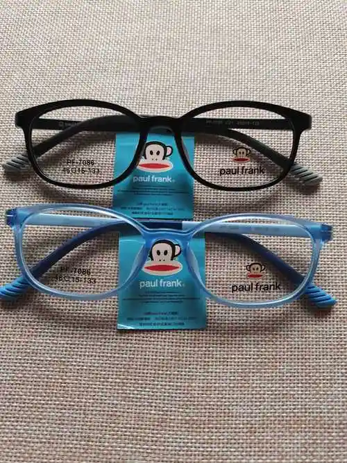 paulfrank大嘴猴镜架儿童幼儿学生近视镜超轻眼镜pf7086