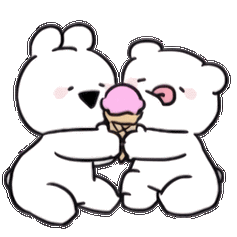 夸张兔可爱情侣搞笑gif动图_动态图_表情包下载_soogif