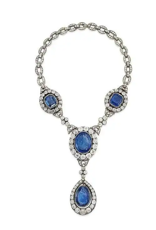 古董蓝宝石项链67676767