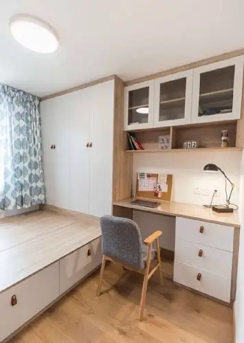 50平温暖清新的小户型原木风16927527