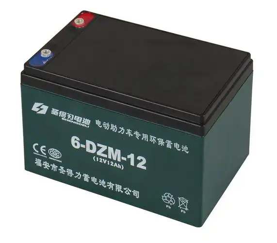 圣得力蓄电池12v12ah电动车蓄电池免维护铅酸电池厂家直销