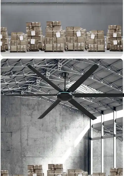 奥克斯aux工业大吊扇风扇商用工厂吊顶风扇家用餐厅楼顶扇2米吊扇80寸