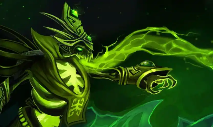 dota2中单二号位帕格纳,以太·a杖·魔镜才是骨法最恶心的团战画面~!