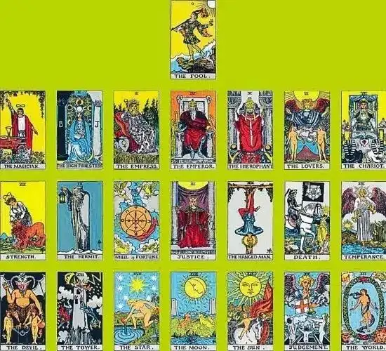 22张大阿卡那塔罗牌愚人之旅