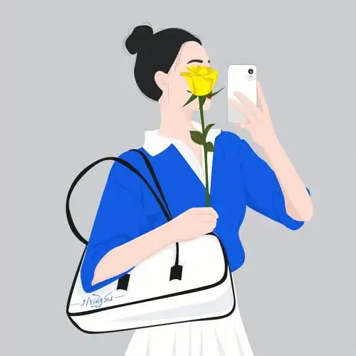 女生头像|插画头像|闺蜜头像|穿搭|丸子头女孩|自拍女孩|情侣头像