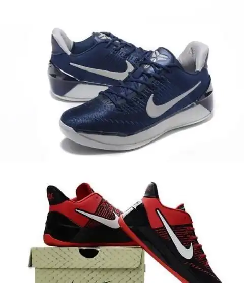 耐克科比12代篮球鞋ad元年黑金低帮黑白 kobe zoom退役纪念战靴男