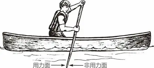 船桨的侧面