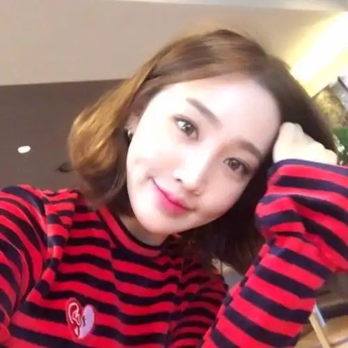 girl face.短发.女生头像