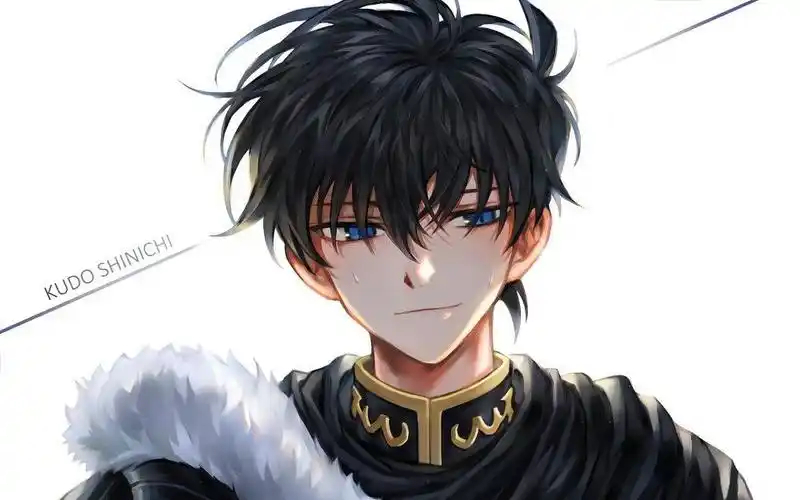 工藤新一纯欲a帅踩点贯穿心口的银色子弹