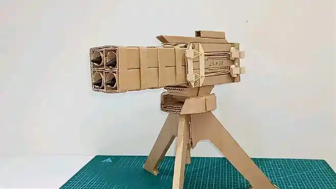 纸板自制防空导弹,四连发,科幻朋克风-生活视频-搜狐视频