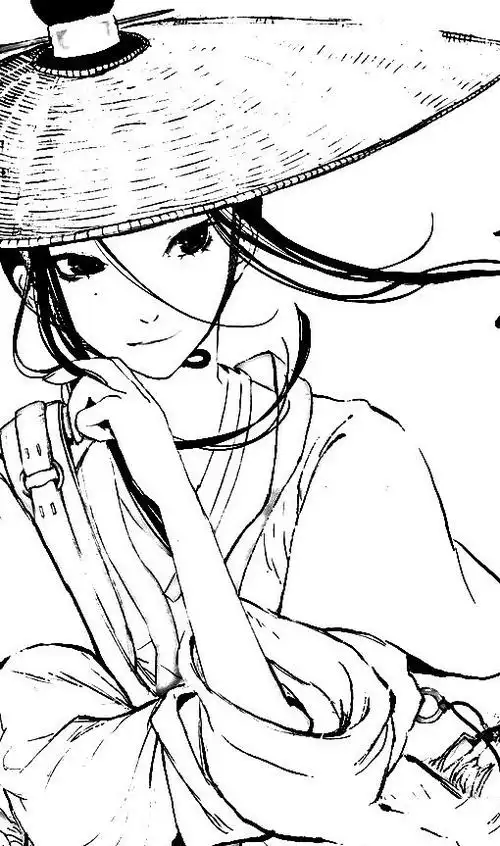 100张唯美古风女子手绘线稿超全女子古风线稿图集