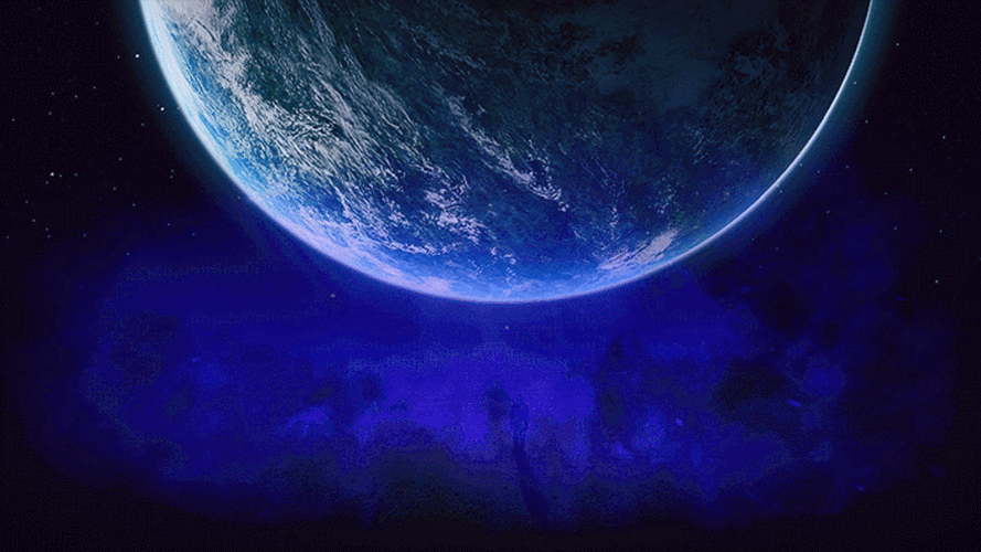 ps特效一键生成动态星系星云动画颜色可任意编辑让你的图片酷起