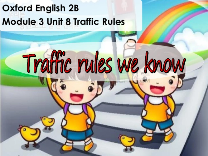 unit 8 traffic rules 第二课时课件 素材